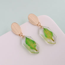 Load image into Gallery viewer, 韩国东大门新款几何耳环S925银针气质耳钉ins简约百搭网红耳饰女