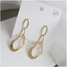 Load image into Gallery viewer, S925银针2020新款耳饰欧美气质潮流耳环冷淡风ins风网红青岛饰品