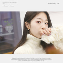 Load image into Gallery viewer, 2020韩版 S925银针猫眼石耳钉女 水滴无耳洞耳夹时尚气质街拍耳饰