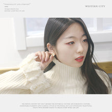 Load image into Gallery viewer, 2020韩版 S925银针猫眼石耳钉女 水滴无耳洞耳夹时尚气质街拍耳饰