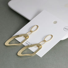 Load image into Gallery viewer, S925银针2020新款耳饰欧美气质潮流耳环冷淡风ins风网红青岛饰品